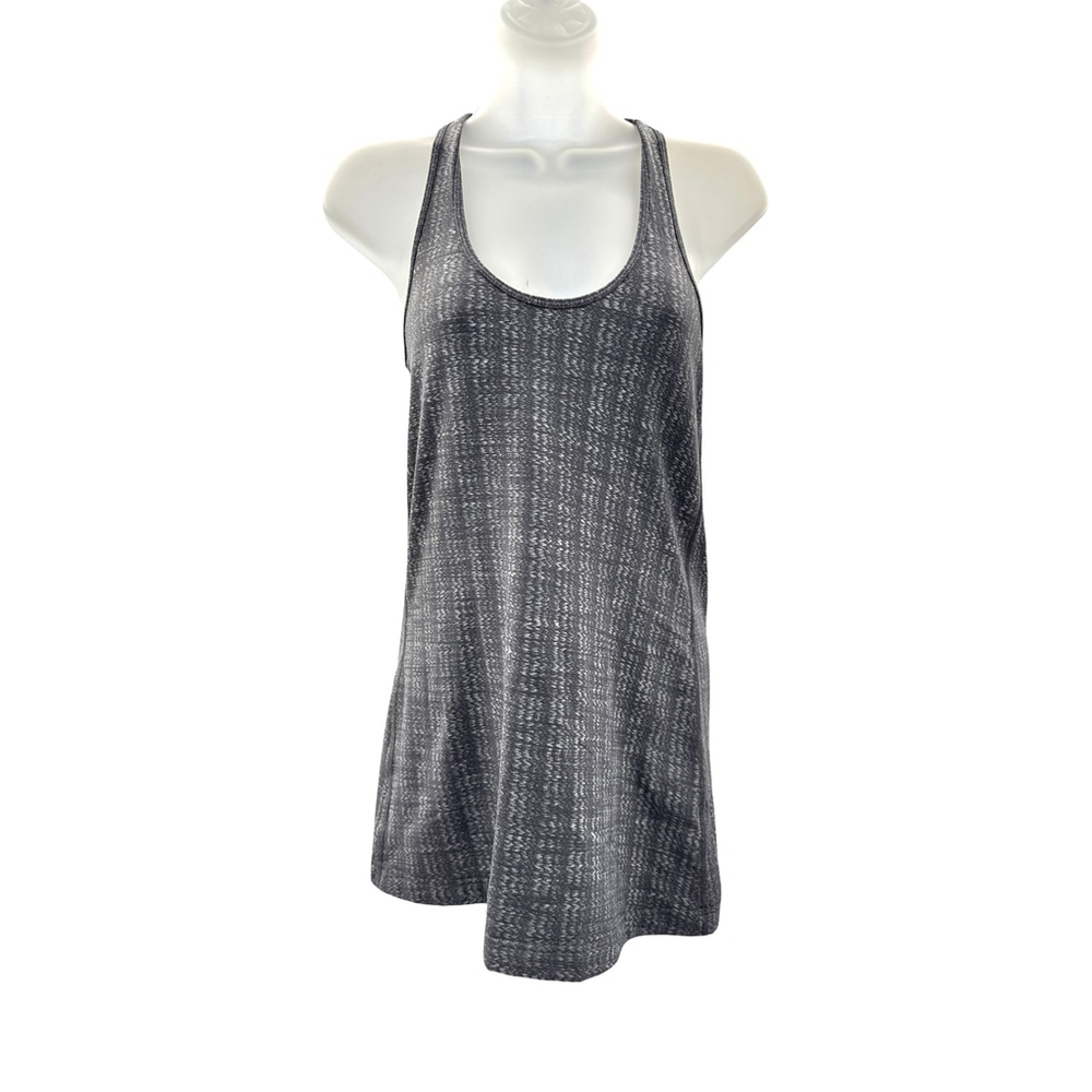 Lululemon Cool Racerback Tank Top Size Medium‎ Gray and White